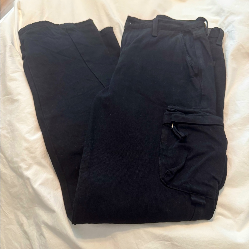 Pistola Black Full Length Cargo Denim